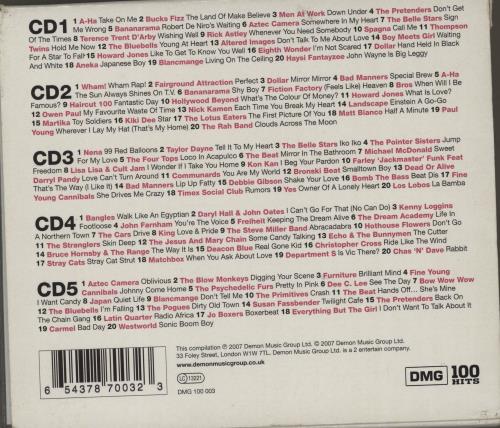 BEST HITS 100 80's 5枚組 CD Best Hits 100 80's (5CD) | HMV&BOOKS online - UICZ-1389/93